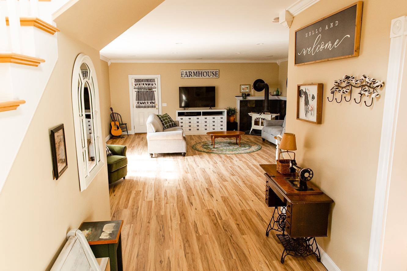The Gathering Room at Meadow Ridge Farm event venue near Bangor Maine