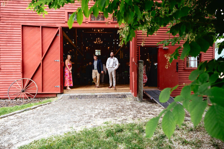 Take a Peek! Ceremony Inside the Barn | Meadow Ridge Farm | Barn + Loft ...