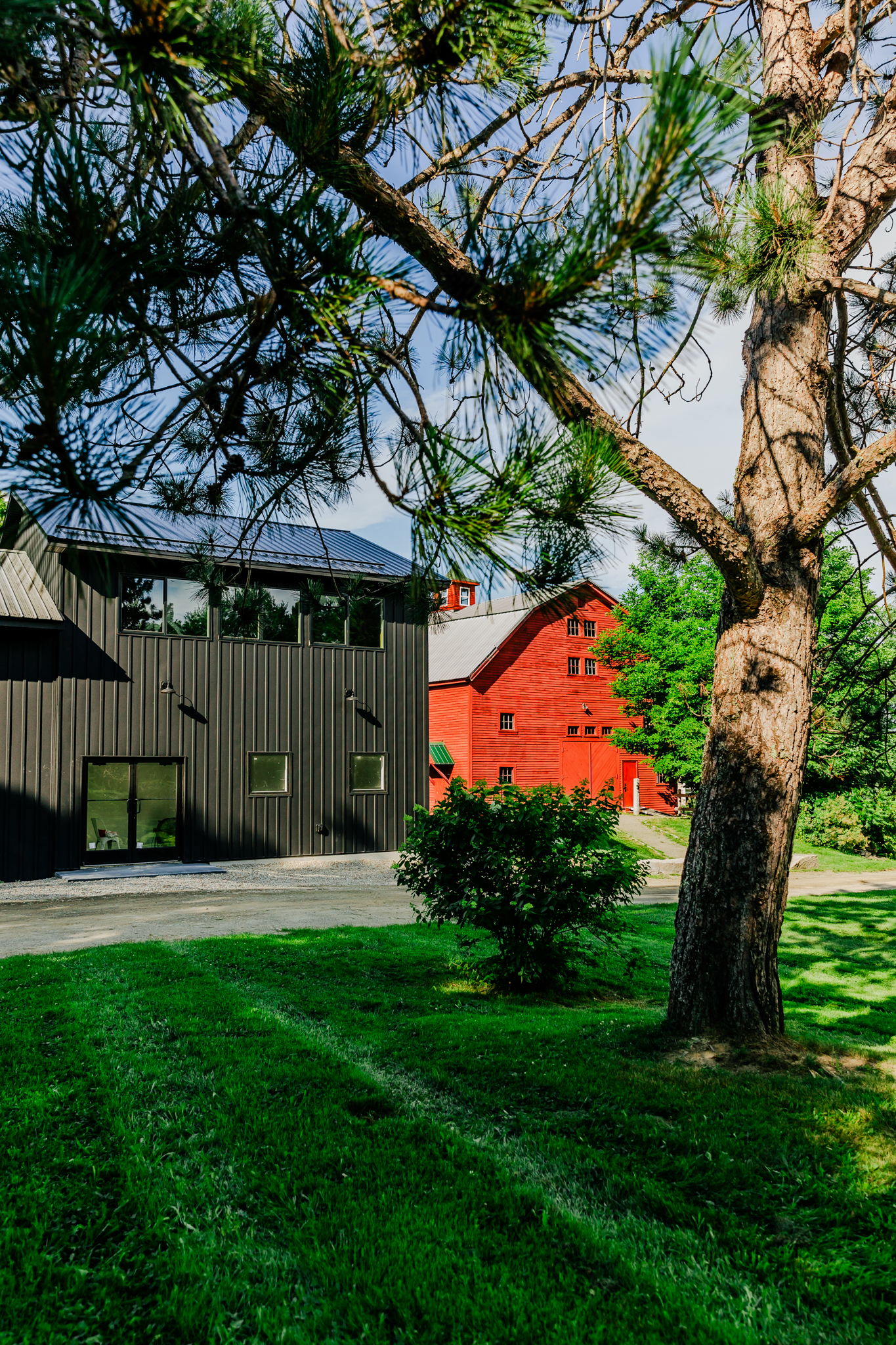 Industrial wedding venue in central Maine at Meadow Ridge Farm